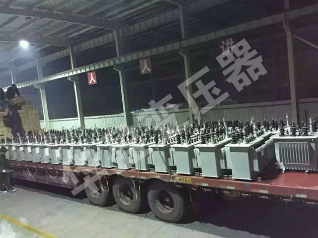 贵阳非晶合金变压器发货现场